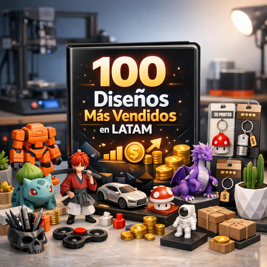 Megapack - 100 Diseños STL más Vendidos en el Mercado HOY