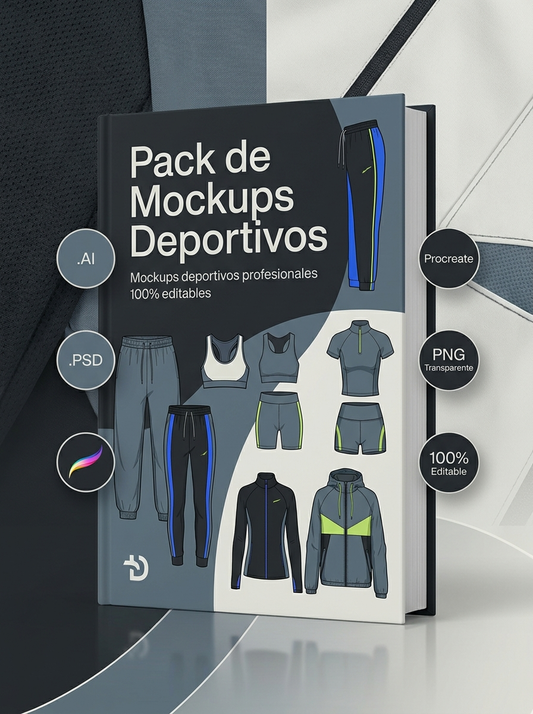 Pack de Mockups para Prendas Sport