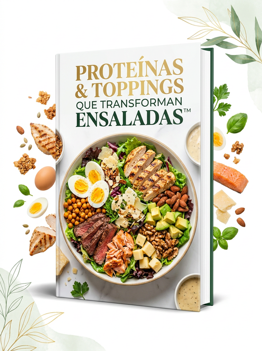 Guía Definitiva de Proteinas & Toppings - 50 Opciones Para Sumar en Ensaladas