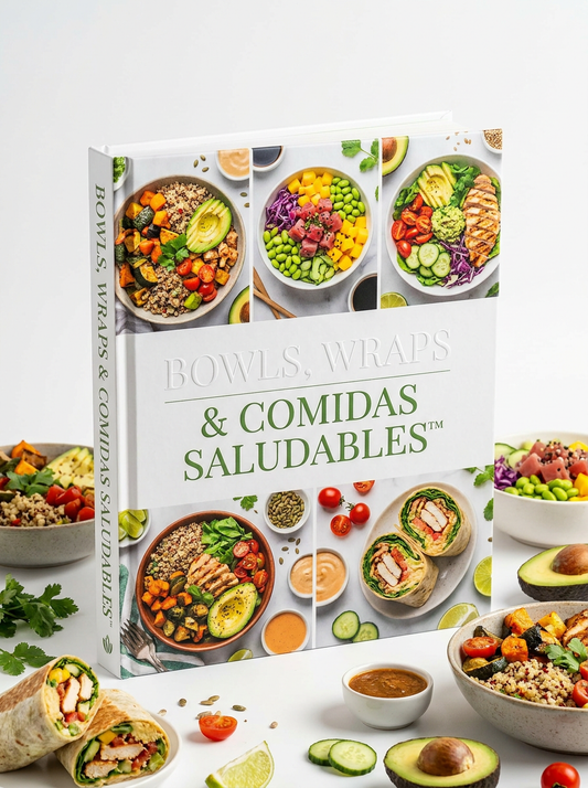 Guía 100 Recetas de Bowls, Wraps & Comidas Saludables